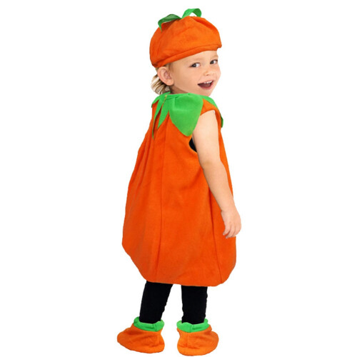 Costume da zucca di Halloween per bambini, 100 cm 2