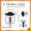 Metal Candle Holder with Candle Cup for Candle Making Deco Projects 5