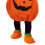 Costume da zucca di Halloween per bambini, 100 cm 5
