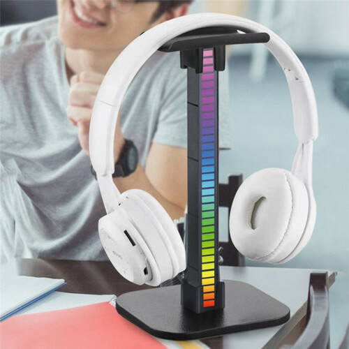 Supporto per cuffie RGB, supporto da scrivania per cuffie da gioco - A 1