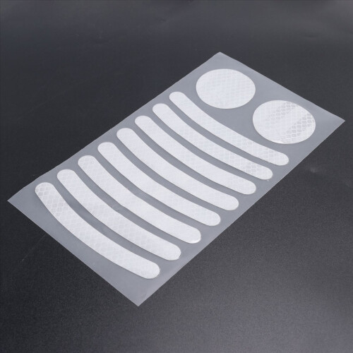 Reflective Strips Stickers Waterproof Bike Reflector Stripe White 1