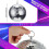 Disco Ball Deco with Light and Disco Ball-Battery Powered Ball Light 3