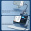 10Gbps USB C HUB High Speed USB Splitter USB Type-C 3.2 HUB for PC 7