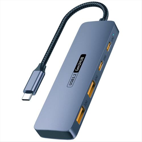 10Gbps USB C HUB High Speed USB Splitter USB Type-C 3.2 HUB for PC 2