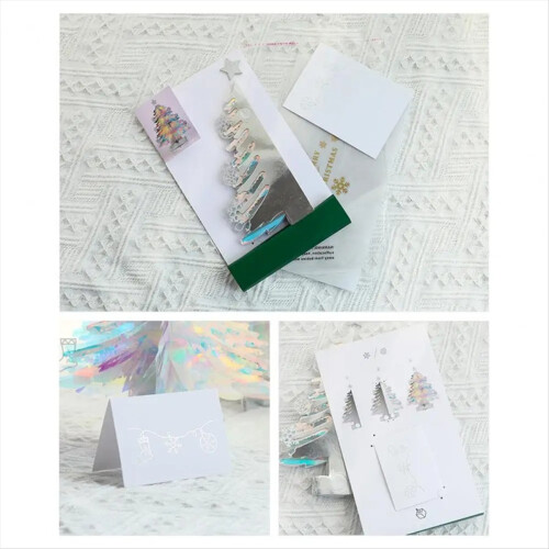 3D-Pop-Up-Weihnachtsbaumschmuck Mini-Neonfolie 2