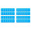 80Pcs Gel Pads for EMS Abdominal Trainer Muscle Stimulator Exerciser 3
