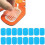 80Pcs Gel Pads for EMS Abdominal Trainer Muscle Stimulator Exerciser 7