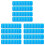 80Pcs Gel Pads for EMS Abdominal Trainer Muscle Stimulator Exerciser 2