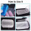 80Pcs Gel Pads for EMS Abdominal Trainer Muscle Stimulator Exerciser 6