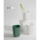 Bathroom Trash Bin Small Office Can Plastic Waste Paper Bin Pink 3