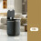20L Smart Trash Can Waterproof Automatic Sensor Garbage Can-White 6