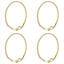 Retro Antique Vintage Pocket Watch Chain Gold