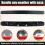 Striscia luminosa per targa posteriore per auto TRANSPORTER T5 2003-2016 6