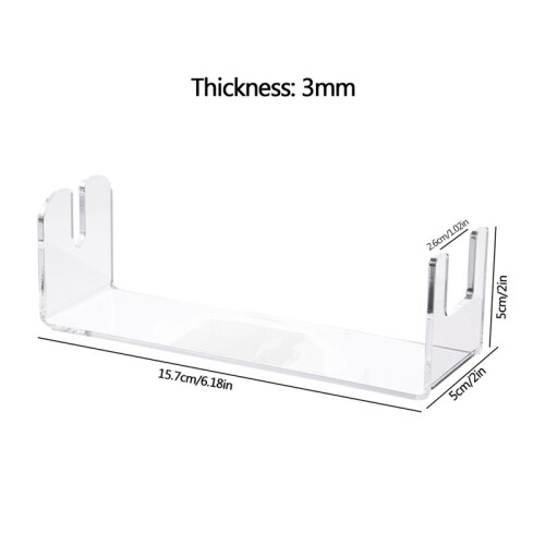 2er-Pack Messerständer aus Acryl, Tischmesserständer 1