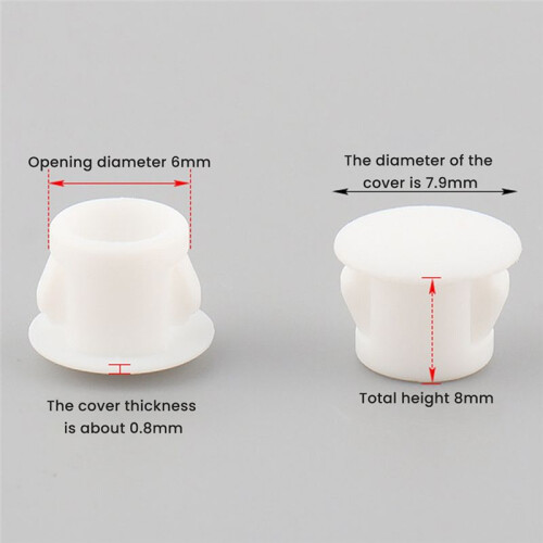 8 Sizes Plastic Hole Plugs Assortment 2
