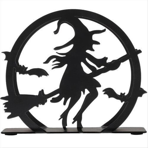 Halloween Napkin Storage Rack, Witch Desktop Napkin Storage Box