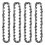 Mini Chainsaw Chain 4 Inch Guide Saw Chain 1/4 LP Pitch, 28 Sections 4