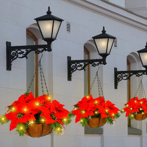 Christmas Hanging Basket 1