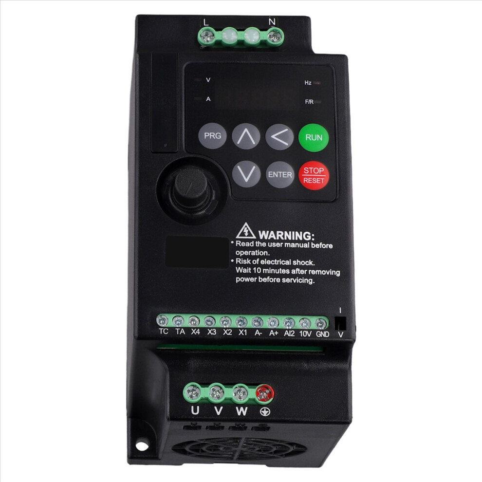 220 To 380 Vfd Single Phase Input Three Phase Output 2.2Kw Motor 4712297544704