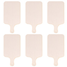 6 Pcs Christmas Mini Wooden Cutting Board with Handle Chopping Board