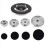 Gasherd-Brennerkappen, Set mit 5 Gasherd-Brennerkappen 1