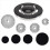 Gasherd-Brennerkappen, Set mit 5 Gasherd-Brennerkappen 2