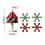 Christmas Tree Shaped Foldable Insulation Mat, High-Temperature 5