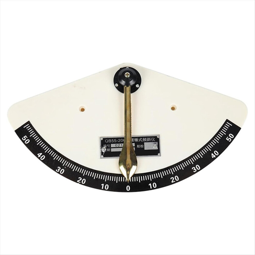 55-Degree Swing Pendulum Tilt With Accurate Scales Ship Inclinometer 4712297563804