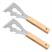 4 in 1 Cleaning -Tool, 2Pcs Stainless Steel Paint Scrapers