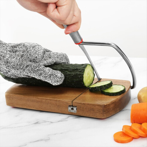 Multipurpose Cheese Slicer Cutter, Wood Cheese Slicers Board 1