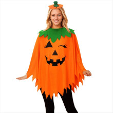 Halloween Pumpkin Cosplay Costume with Headband Set for Adult