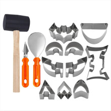 Set di 13 stampi per intaglio di zucche, kit per intaglio di zucche di Halloween