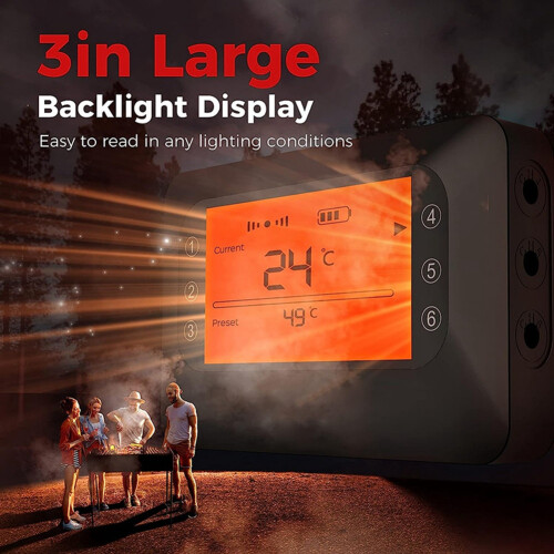 Bluetooth Meat Thermometer Wireless Digital BBQ Kitchen Thermometer 1