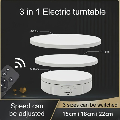 Photography Turntable Electric Rotating Display 1