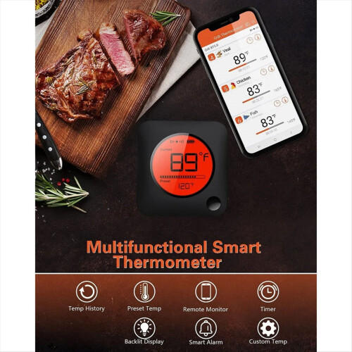 Digitales Bluetooth-Fleischthermometer, Grillthermometer 1