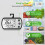 Digital Refrigerator Thermometer 2 Pack, Fridge Thermometer, Black 4