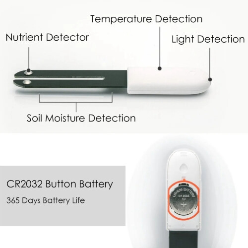 Blumenmonitor, Pflanzenboden- und Wasserfruchtbarkeitstester-Sensor 1