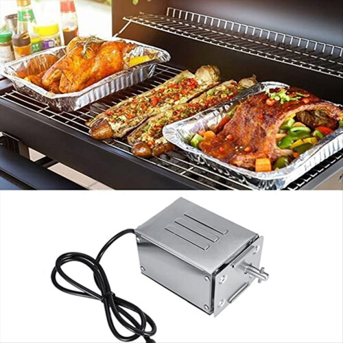 BBQ Grill Roaster Automatic Electric Motor Spit Rotisserie EU Plug 2