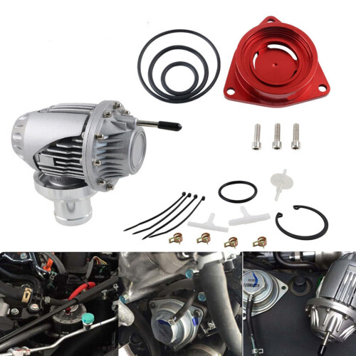 Racing Blow Off Ventil SSQV BOV mit Adapter Rot für 1
