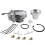Racing Blow Off Ventil SSQV BOV mit Adapter Rot für 5