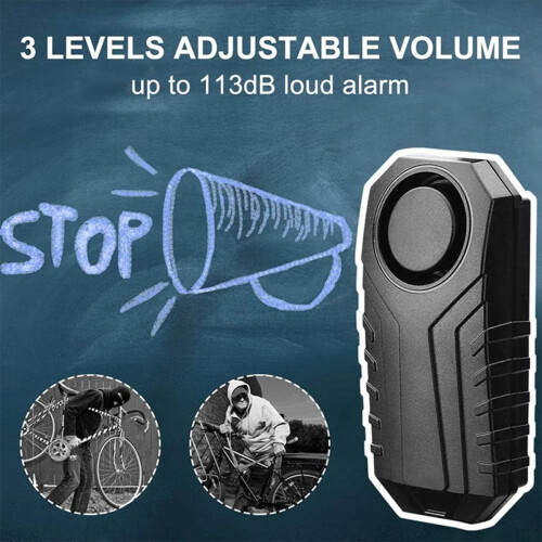 Bicycle Remote Control Alarm Wireless Waterproof Bike 1