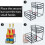 Coffee Syrup Rack (4 Bottle Capacity),Coffee Syrup Organizer 3