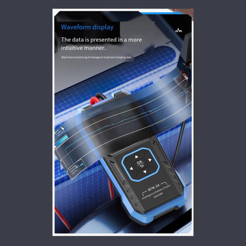 -24 Tester per batteria auto 12V 24V 2