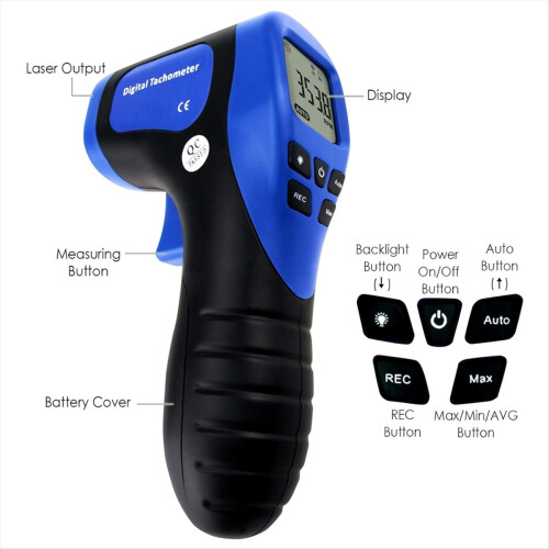 Non Contact Tachometer,RPM Digtal Accuracy Digital Tachometer 2