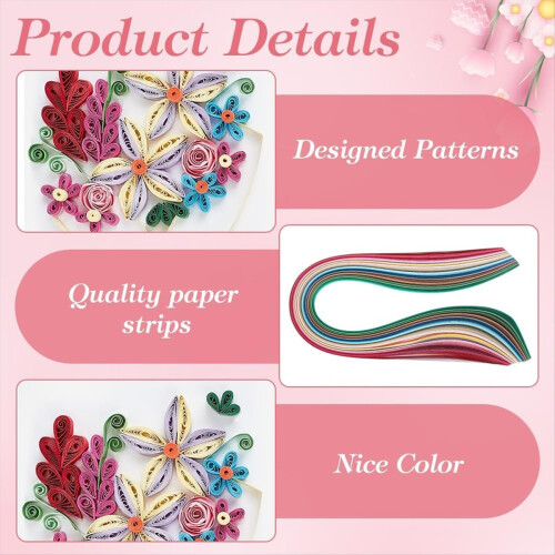 DIY-Blumen-Papierquilling-Sets 2