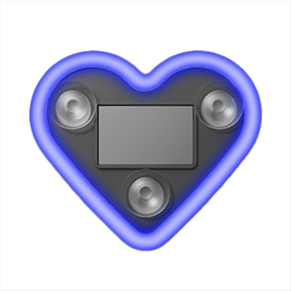 Car Led Ambient Heart Solar Neon For Triangle Window Light/Blue 4714116673619