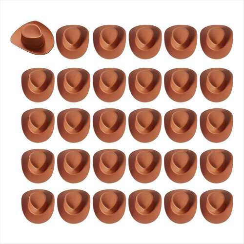 30 PCS Mini Cowboy Hats for Party