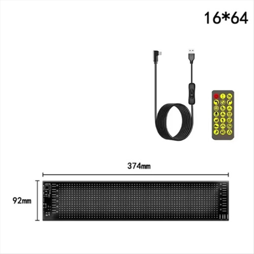 Auto-LED-Logo-App-LED-Matrix-Pixel-Panel-Nachtlicht DIY programmierbar 1