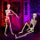 Life Size Poseable Skeleton Halloween Decoration Full Human Body 6