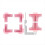 7 PACK Corner Guides for Chipboard Boxes,for Box Making Pink 1